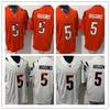 Cincinnati Bengals 5 Higgins Football Jersey Embroidered Game Uniform Men Women
