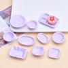 Набор из 10 ручных пластиковых мультяшных тарелок для декора кукольного домика и DIY-творчества