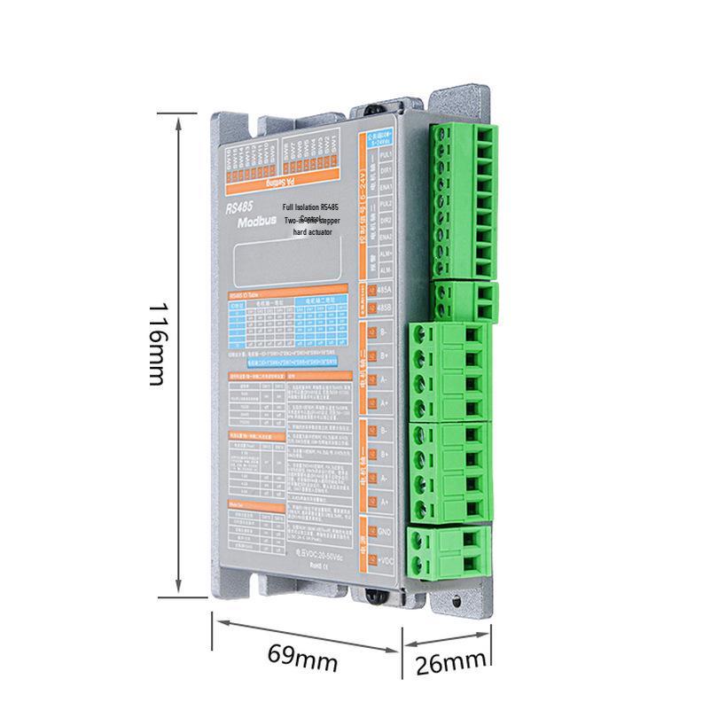 RS485 EtherCAT Шаговый драйвер: 1-в-2/1-в-4, 28/42/57/86 мм, Открытый/Замкнутый контур