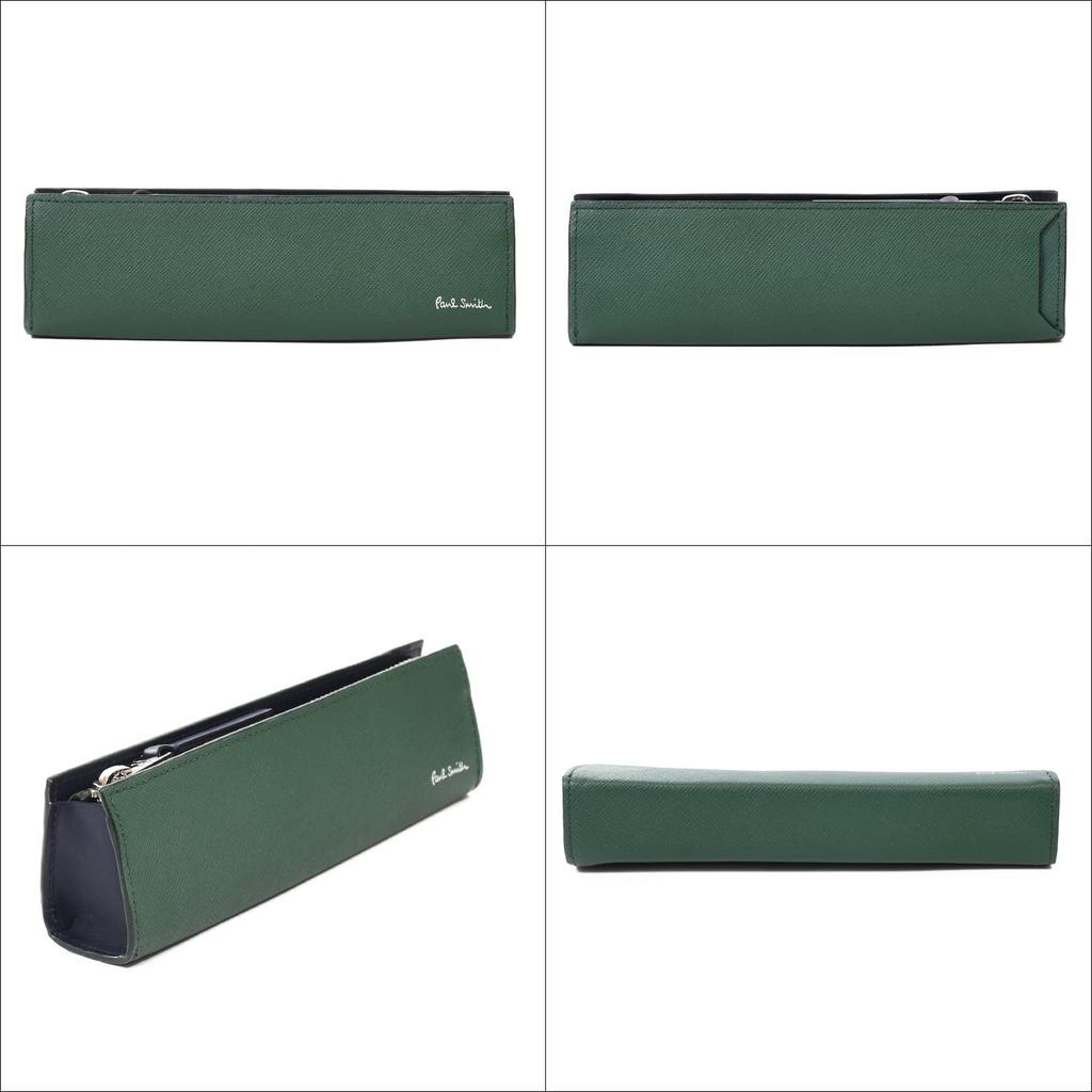 Paul Smith Pen Case with Care Bright Stripe Pencil Personalization 873919 No [Set/Personalization Available] Cloth, Puller, Stationery, Case, Leather,