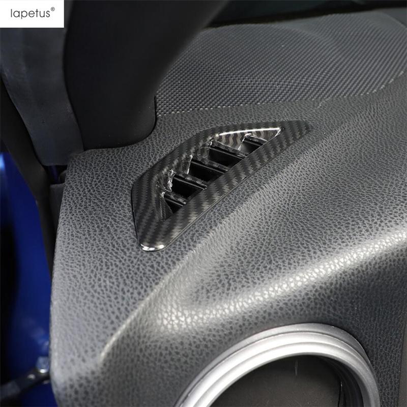 Carbon Fiber Accessories For Subaru BRZ / Toyota GT86 2013 - Central Control Strip Gear Panel AC Air Handle Bowl Cover Trim