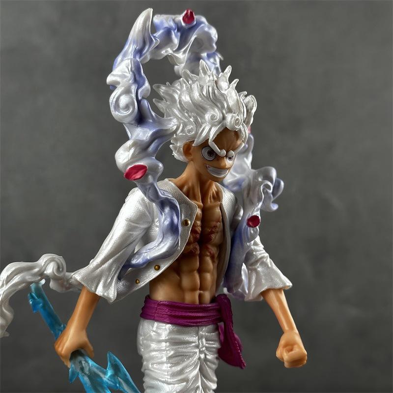 23 см One Piece Monkey Luffy Gear Фигурка Действия Статуэтка Коллекционная Модель Аниме Настольная Декоративная Игрушка Для Фанатов D ПВХ GK 5 Подвижная Сочлененная Масштаб
