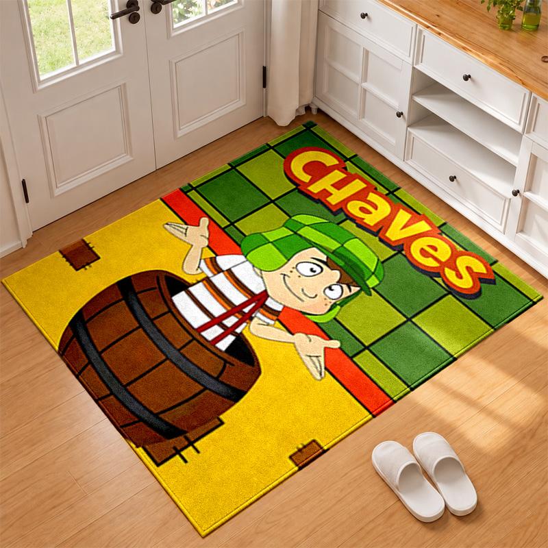 El chavo Carpet Door Mat for Living Room or Bedroom Protective Mat Under Chair Office Decoration Christmas Gift Birthday Present