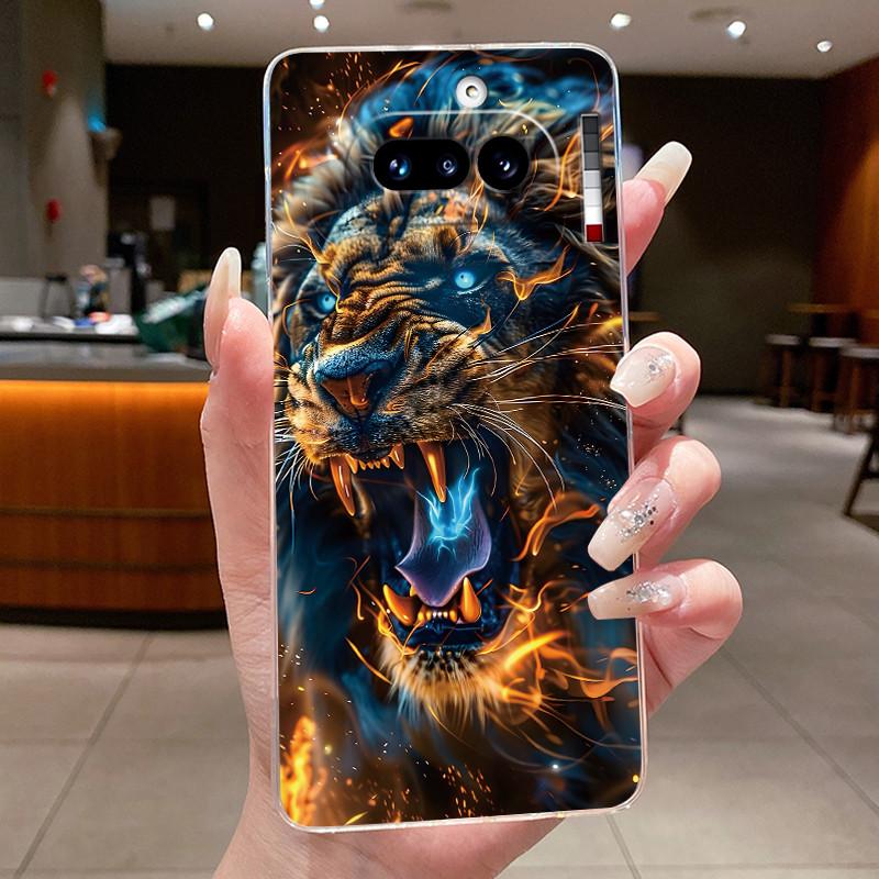 Чехол для Nothing Phone 4A 5G A069 Роскошный Дракон Милый Крутой Мальчики Девочки Мягкий силиконовый Чехол для телефона Задняя крышка Прозрачная ТПУ Оболочка