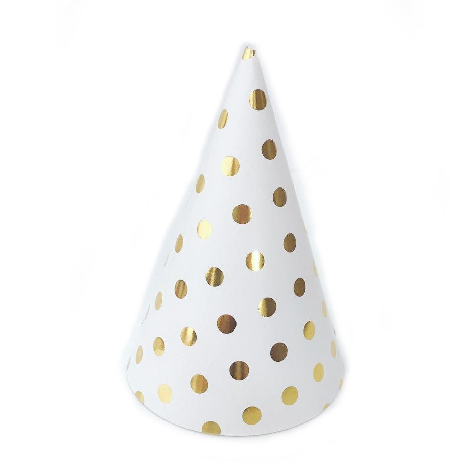Children'S Birthday Party Decoration Wavy Bronzing Paper Hat Children'S Birthday Hat Party Hat Customization