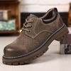 Perforated Breathable Men's Vintage Stream Martin Shoes Outdoor Brand Fashion Big Head Shoes