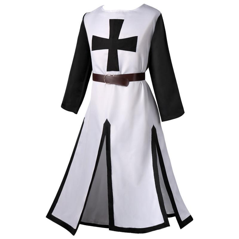 Europe and the United States new medieval Templar cos clothing women's ball clothing party robe performance clothing