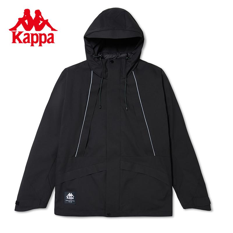 Kappa down jacket men's three in one hooded outdoor cold jacket jacket