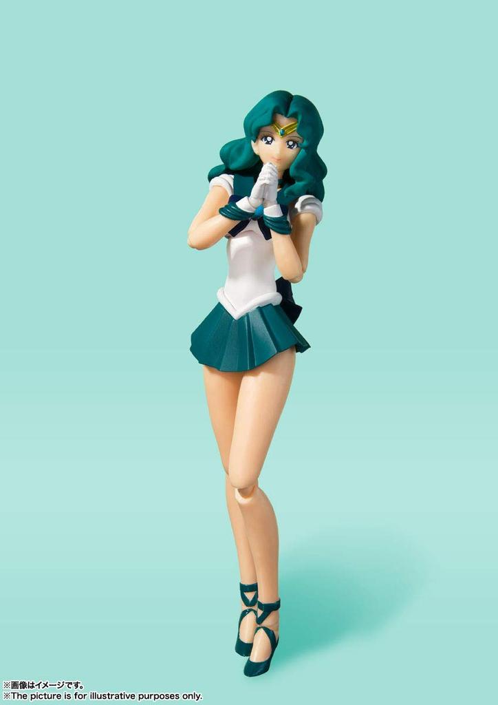 TAMASHII NATIONS Sailor Moon Sailor Neptune Color 150mm Painted Movable Figure BAS61281 S.H.Figuarts -Animation Edition- Approx. ABS&PVC