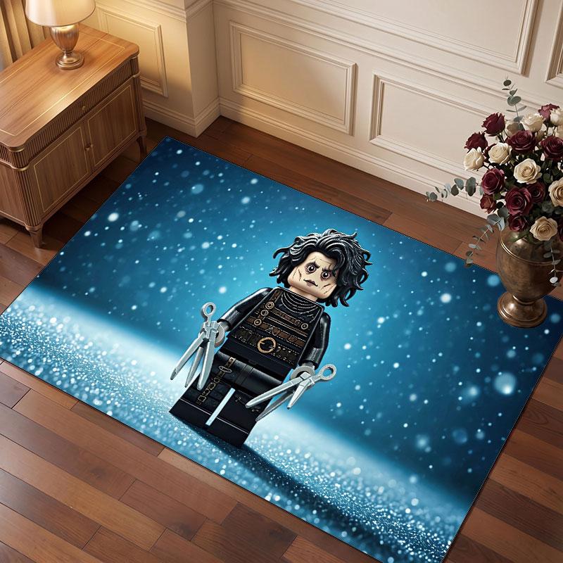 Edward Scissorhands Rug Soft Thick Non Slip Floor Carpet for Bedroom Living Room Home Decor