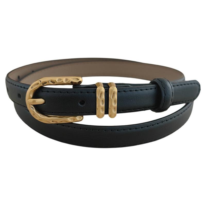 Solid Trendy Color Leather Waist Accessory For Women Casual Looks Gift Fashion