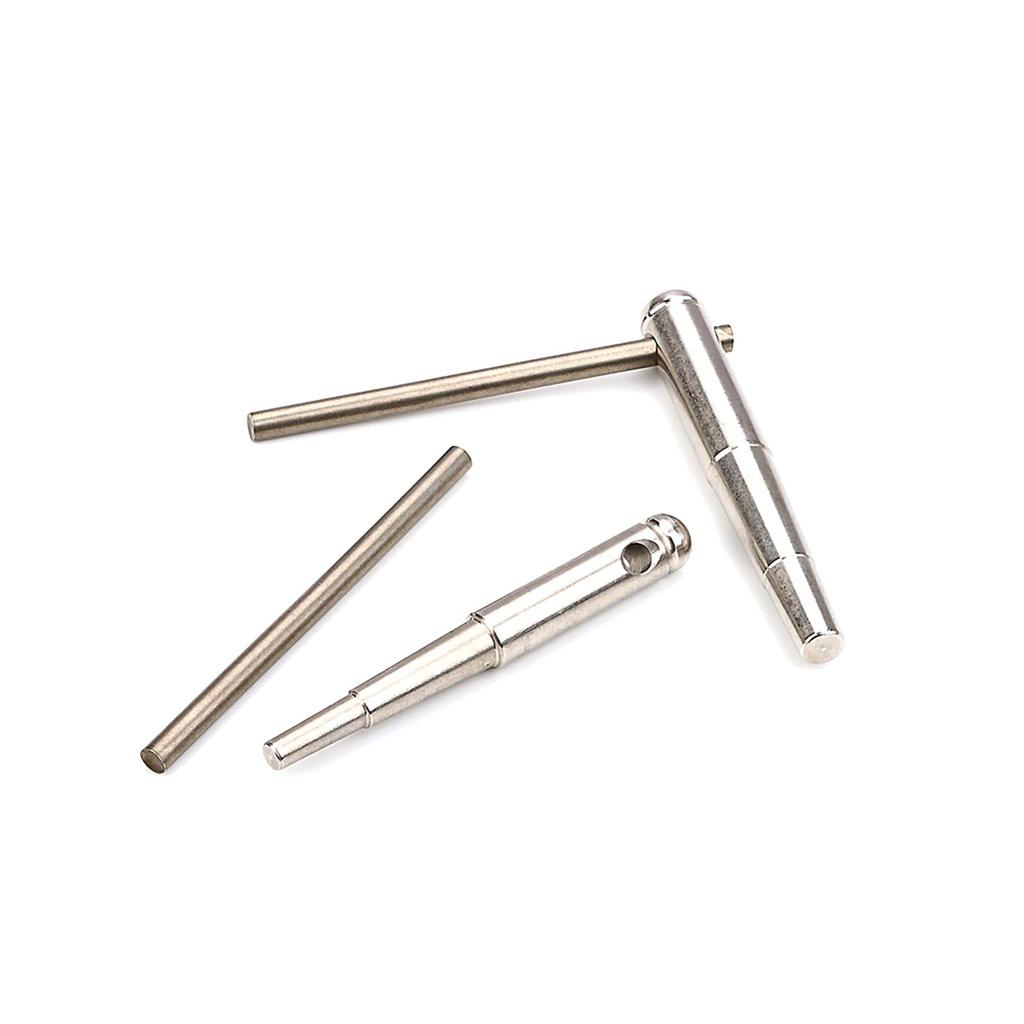 2 шт. Металлический съемный Т-образный гаечный ключ, Инструмент для выравнивания и ремонта мундштуков труб, Аксессуар для духовых инструментов