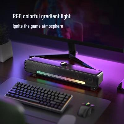 Мини-саундбар F&D E300BT Bluetooth для игр, штекер CN (адаптер в комплекте)