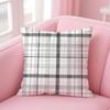 Checkered pattern Cushion Cover Comfortable Reversible Pillow Cover Ideal for Car Sofa Bedroom  Beyond