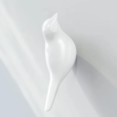 Элегантный Милый 3D Креативный Крючок-Птица Настенный Роскошный Компактный Домашний Крючок для Одежды Современный Птичий Крючок из Смолы Настенный Полотенце