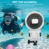 Для Insta360 X5 Невидимый кейс для дайвинга 50M Полностью водонепроницаемый корпус 164 фута 50 м Премиум водозащитный кейс для дайвинга Аксессуар для камеры