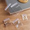 100Pcs PVC Plastic Self Sealing Bag Transparent Jewelry Bag Zip Lock Bags  Necklace Bracelet Ring