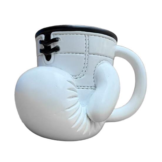 Boxing Glove Coffee Mug Coffee Cup with Stainless Steel Liner 12oz Gloves Shaped Tea Cup Novelty Gift for Fight Fans