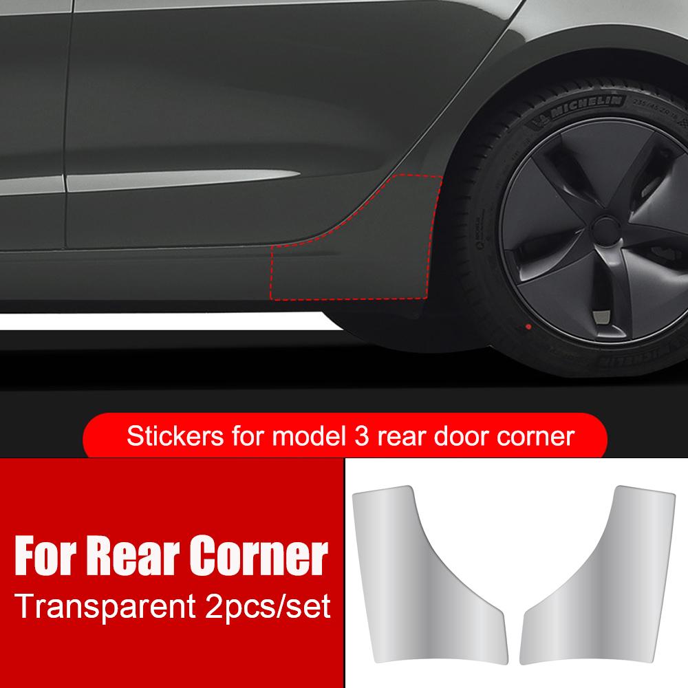 Защитные пленки TPU для Tesla Model 3, фары, задние фонари, противотуманные фары, защитные прозрачные наклейки, чехлы для ламп, модификация