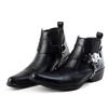 Английские челси модные короткие мужские ковбойские ботинки ботинки-рукава осенне-зимний тренд европейское издание остроносые мартинсы