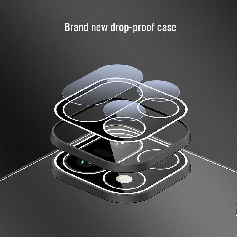 Совместимый с OnePlus 15, Защитный чехол из матового металла с полной защитой и защитой объектива, Легкий деловой жесткий чехол.