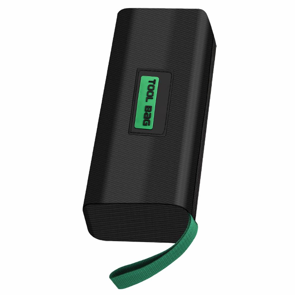 Портативная легкая сумка для хранения электрика, органайзеры для инструментов, зеленая ткань Оксфорд для разнорабочих, эффективное управление инструментами