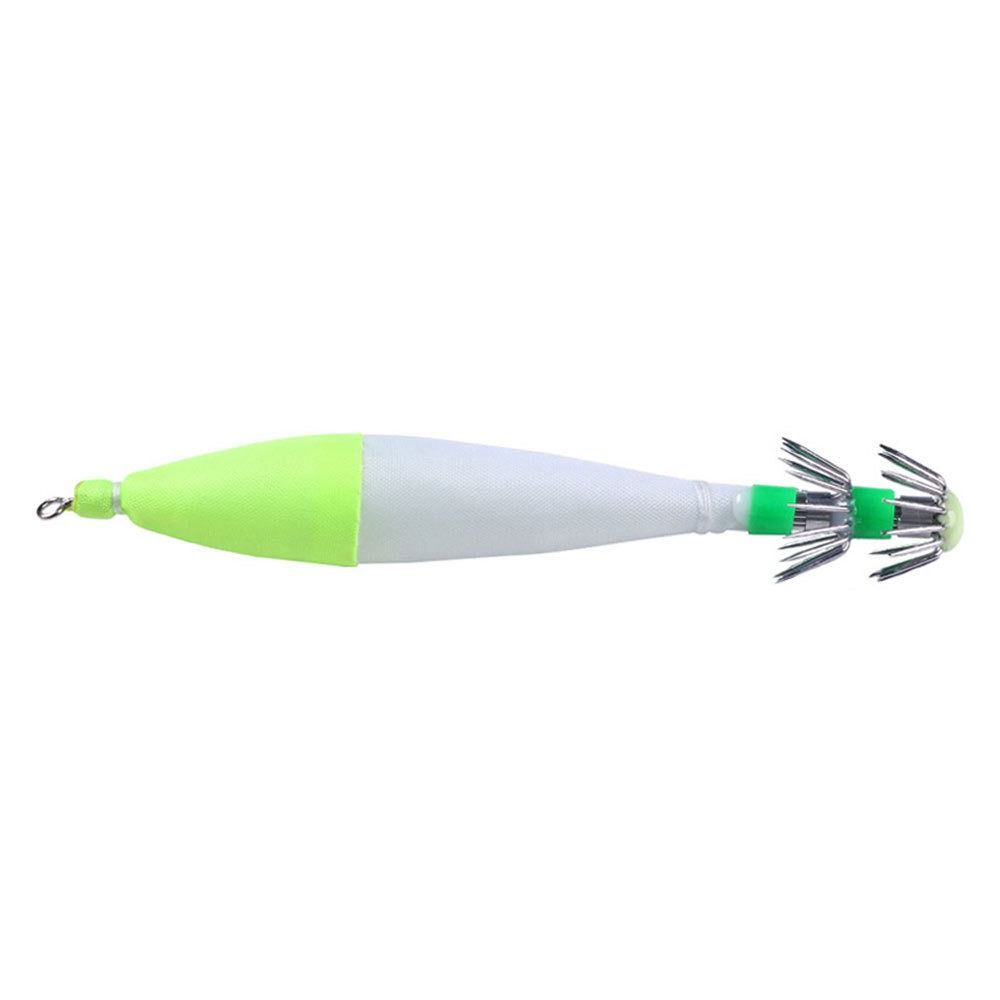 6.3g Wood Shrimp Lure Bright Color Cuttlefish Bait Shrimp Squid Hook Saltwater Fishing Tackle
