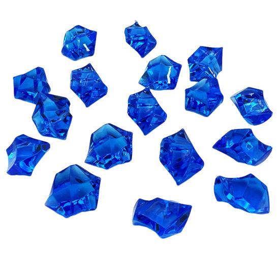 1 упаковка, сверкающий акриловый наполнитель для аквариума с драгоценными камнями, яркие полированные реалистичные наполнители для ваз неправильной формы, искусственные ледяные камни