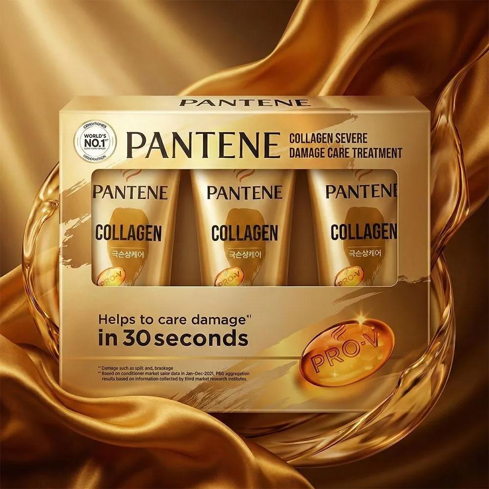 Pantene Интенсивный уход для поврежденных волос Маска для волос 400 мл x 3 упаковки Pantene Маска для волос