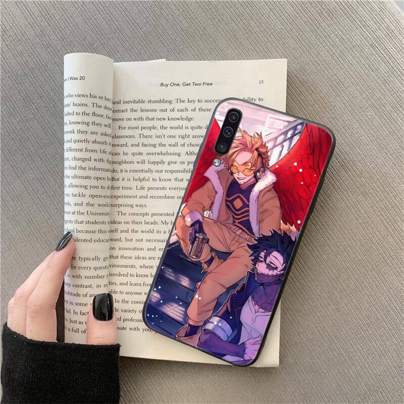Чехол для телефона с изображением аниме MHA Hawks BNHA для Samsung Galaxy A51 A71 A52 A12 A50 A32 A21S A70 A31 A21 A11 A12 M31 A02