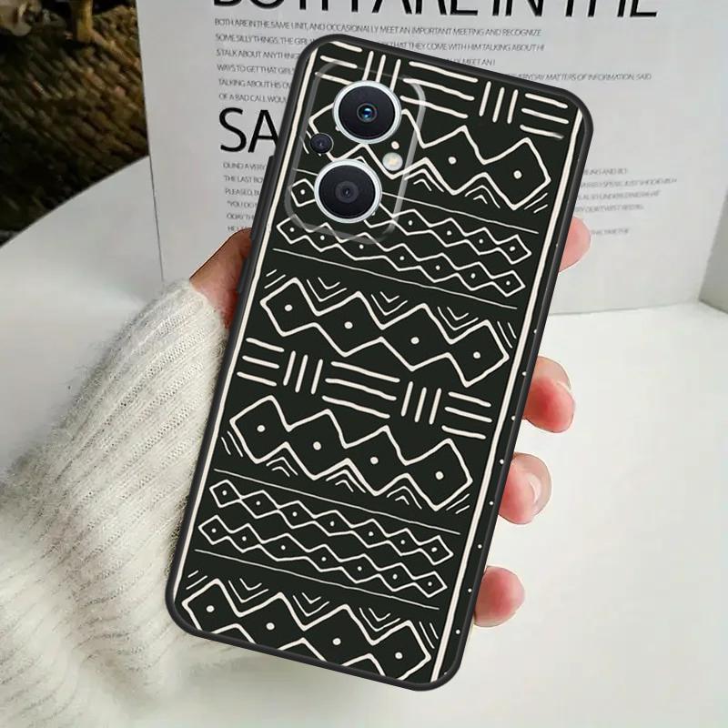 Чехол с африканским восковым принтом для OPPO Reno 13F 14F 12F 10 11 12 13 14 Pro 8T 7 8 Lite OPPO Find X6 X5 X8 X9 Pro