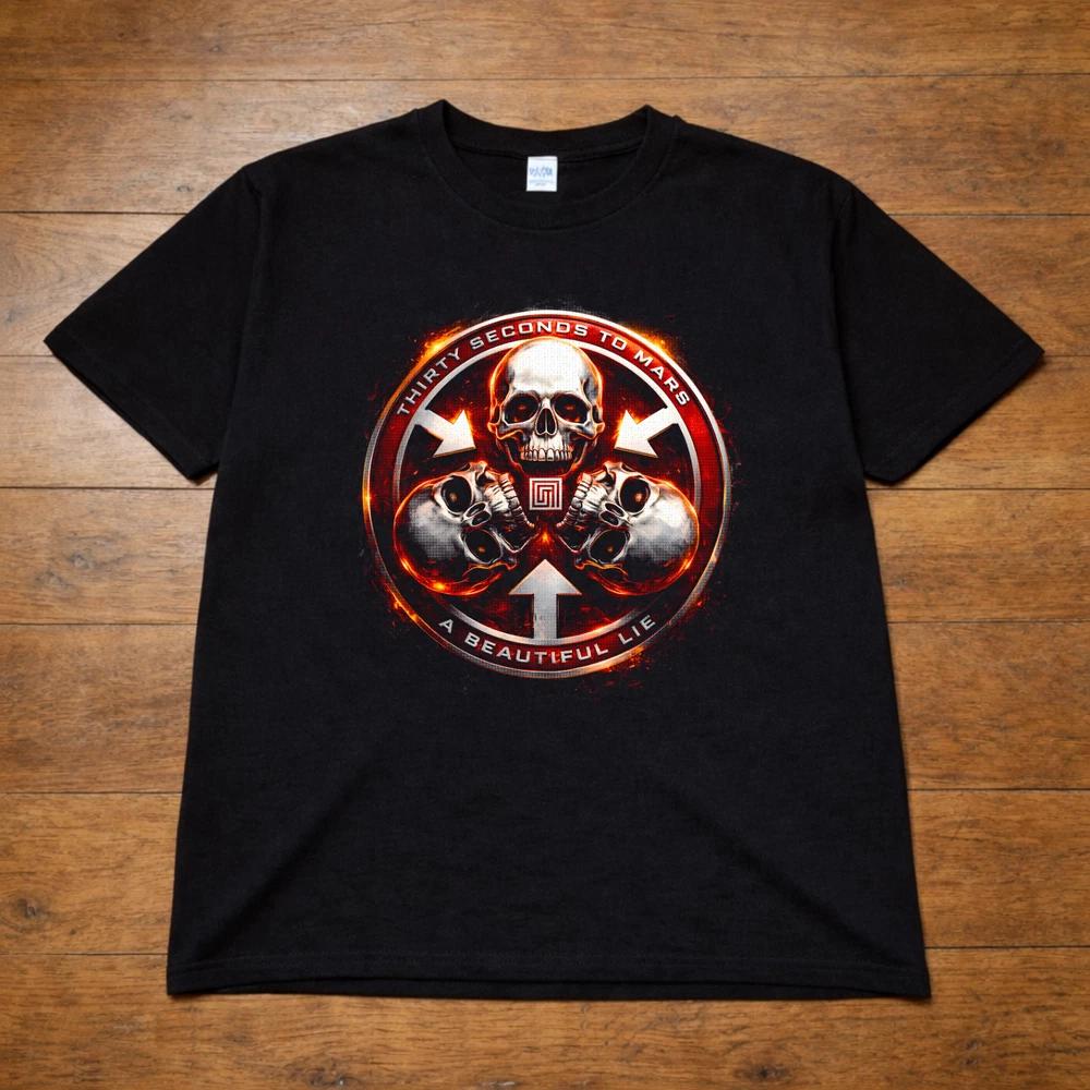 Thirty Seconds To Mars T Shirt A Beautiful Lie Logo Adults Kids