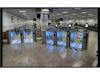 304 Stainless Steel Pedestrian Swing Gate with Facial Recognition Access Control