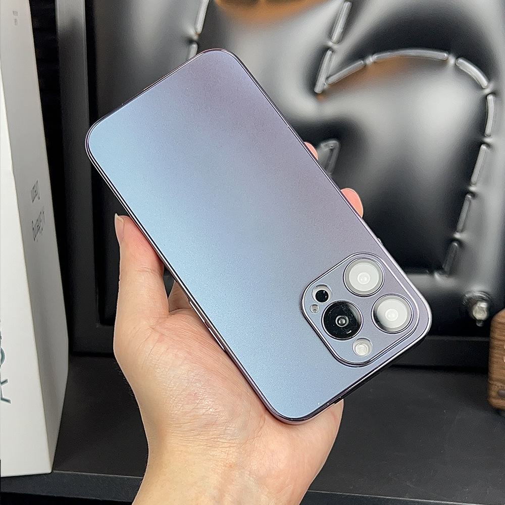 Ультратонкий матовый защитный чехол для мобильных телефонов Apple 12, 13, 14, 15. Противоударный, полнокомплектный дизайн.