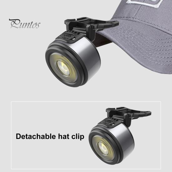 Уличный налобный фонарь, магнитный рабочий светильник, регулируемый перезаряжаемый, водонепроницаемый, 60 градусов, зажим для шляпы, светодиодный велосипедный фонарь