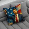 Charlie KKirk Cross Print Pattern Sofa Cushion Cover Pillowcase Home Party Car Bedding