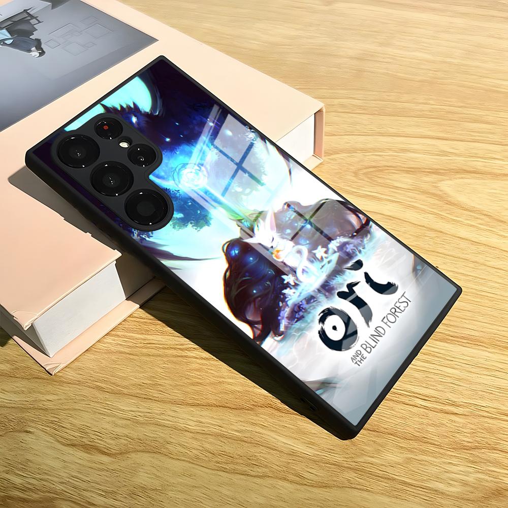 Чехол для телефона Game O-Ori The Blind Forest для S25 Ultra Samsung S26 S24 Fe S22 S20 S23 21 Plus A54 A34 A53 A16 Стеклянная крышка