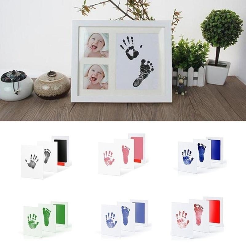 Детские чистые бесчернильные сенсорные подушечки с чернилами, безопасные для малышей, нетоксичные и не оставляющие следов чернильные подушечки с отпечатками рук