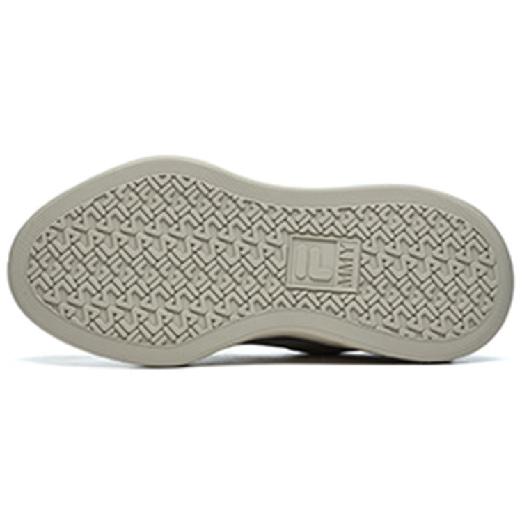 Mihara Yasuhiro X Fila FM-15 Тканевые Двухслойные Кожаные Спортивные Удобные Кроссовки с Низким Верхом Мужские Кроссовки Устрично-Серый F12M214201FOG