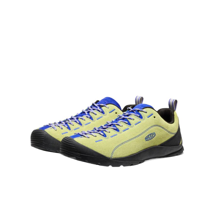 Keen Кожаная амортизация Jasper, Износостойкие низкие уличные ботинки мужские Зеленый Синий Черный 1031018