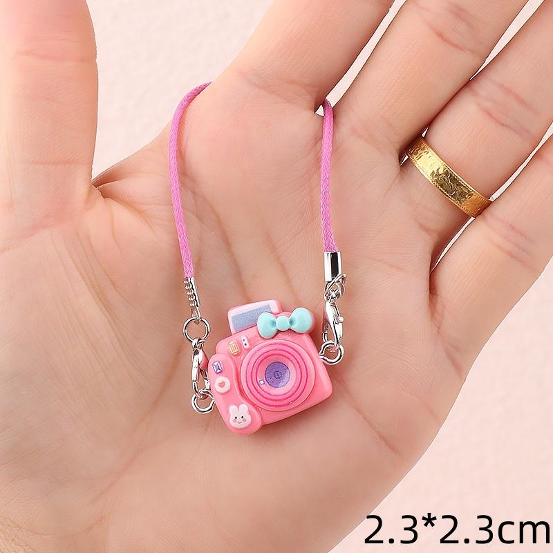 1/6 шт. Мини DIY Камера Наряд Плюшевая Игрушка для кук Labubu 17 см Аксессуары для кукол Подвесные на шею Аксессуары для кукольного домика Подвеска для кукольного домика