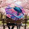 1PC turtle butterfly Automatic Open/Close Umbrella Compact Folding Umbrella with 8-Rib Shaft lightweight esign, Highquality Fabric1139A