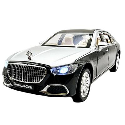 Mercedes-Maybach S680 1:24 Литая Модель Автомобиля, Серебристо-Черный Двухцветный
