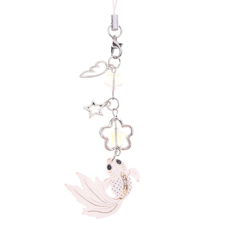 Брелок-звезда в виде разноцветной рыбы, ремешок на запястье, подвесная цепочка для мобильного телефона
