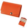 Buttero Leather Edition Small Made In Orange Wallet, Men's, Japan,