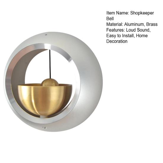 Металлический колокольчик лавочников с громким звуком, подвесной входной двери, алюминиевый басовый колокольчик, колокольчик, дверной звонок, домашний офис, кофейня, украшение для входа
