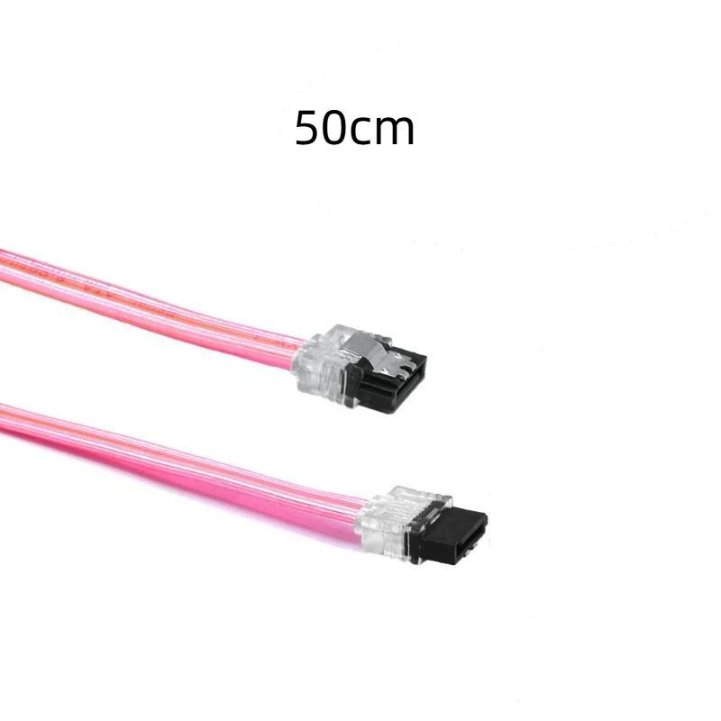 Внутренний кабель данных SATA 3.0, 6 Гбит/с, высокая скорость, 10 см, прямой, провод 26AWG для ПК, HDD, SSD, DIY, обновление