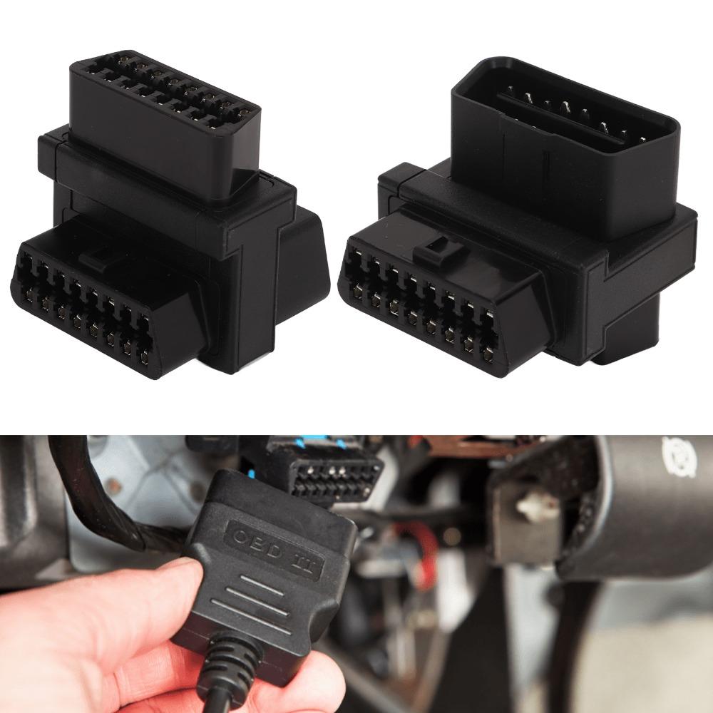 Dual Female OBD2 Splitter ABS OBD2 Connector Professional OBD2 Adapter Mechanic Workshop