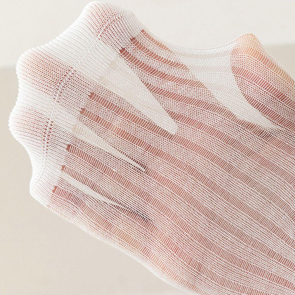 Breathable Mesh Children Princess Socks Solid Color Children's Socks Kids 1-12Y
