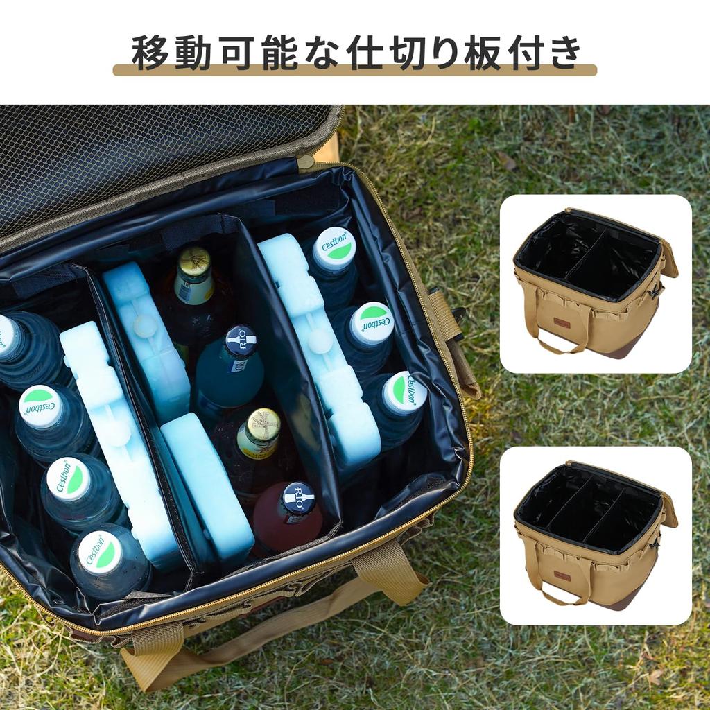 MOON LENCE Кулер Большой Вместимости Можно Носить в Руках или Переносить через Плечо Большой Мягкий Кулер для Хранения Идеально подходит для Коробки для Сакуры, 23 л,